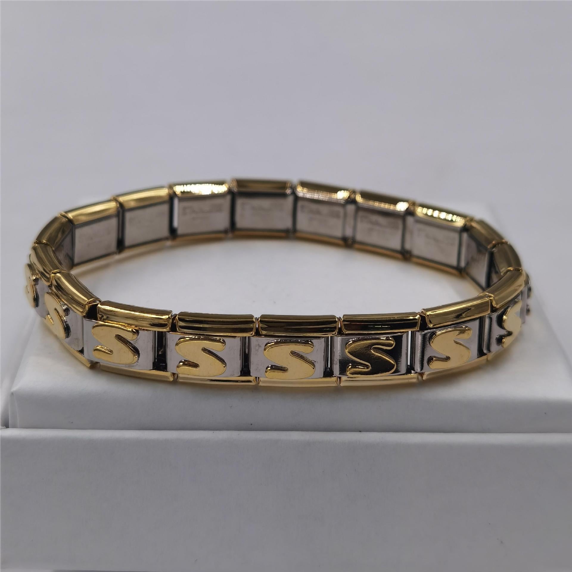 Wholesale Italian Charm Bracelet DIY Module Splicing Stainless Steel Bracelet Accessories Charms